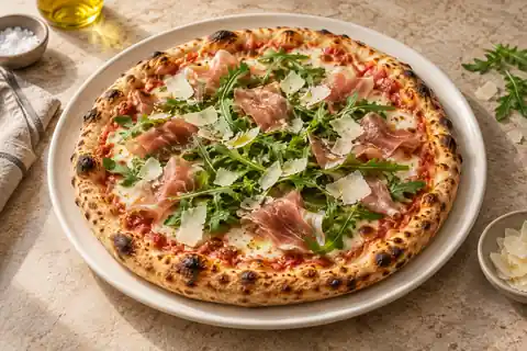 Prosciutto Arugula Pizza